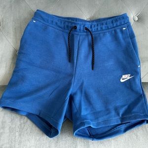 Nike Blue Tech Fleece Shorts